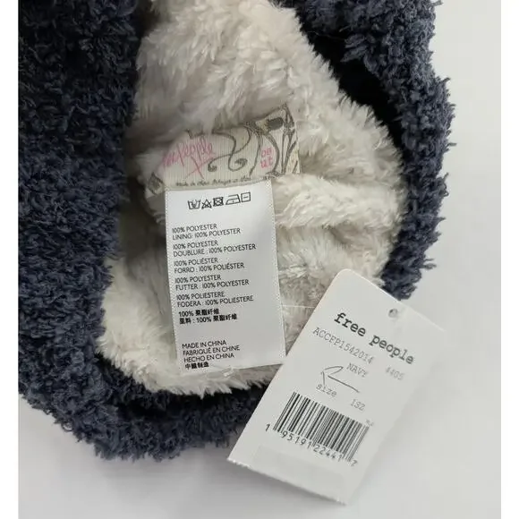 Free People Navy Blue Cozy Beanie - Picture 4 of 7